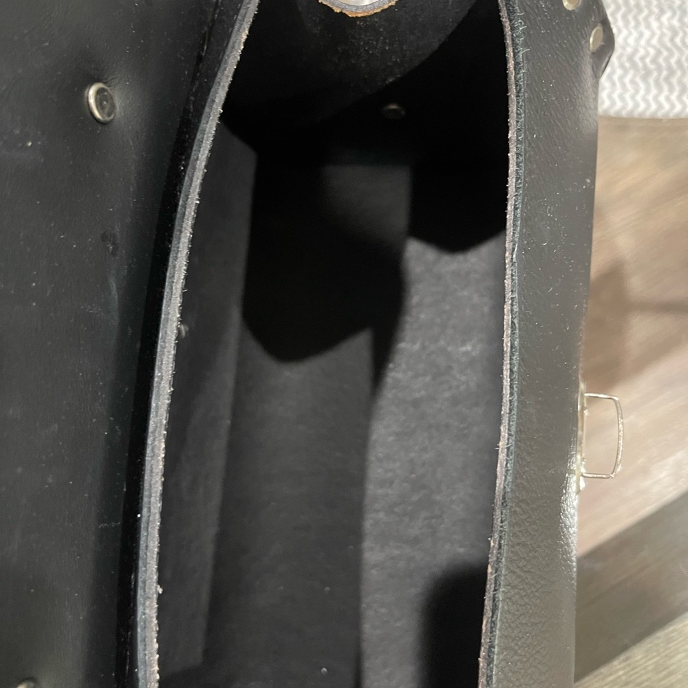 Harley-Davidson Black Belt Bag with Silver Accents - Picture 4 of 4